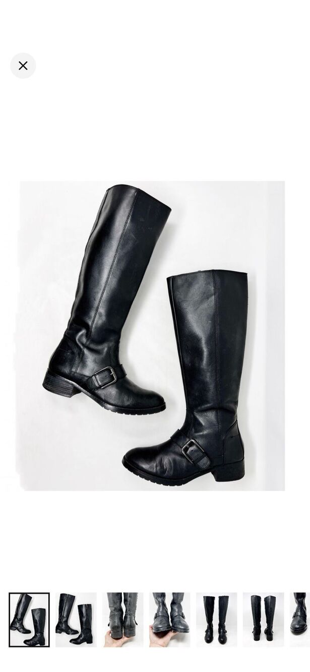 Donald Pliner Bibi Leather Riding Boot